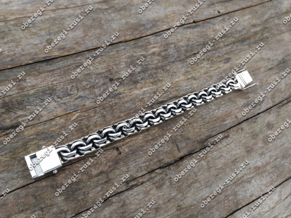 Браслет - Бисмарк 100 гр.. Серебро 925