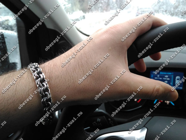 Браслет - Бисмарк 45 гр.. Серебро 925